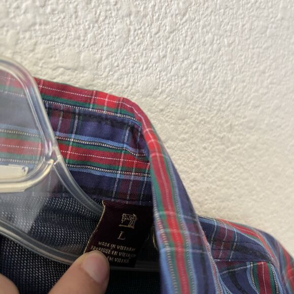 Scotch & Soda Men’s Button Up Shirt Size L Plaid Long Sleeve Preppy Classic - Picture 3 of 14